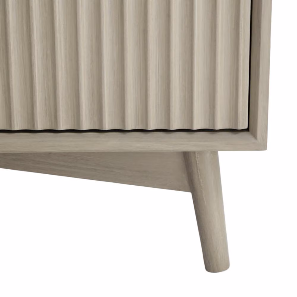 Home Garden Direct Monza Coffee Table with Fluted Drawers in Grey Pale Ash – 3