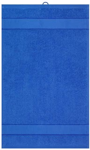 Myrtle Beach Blue Ringspun Cotton Fluffy Guest Towel – 1