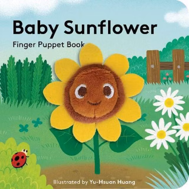 Chronicle Books Baby Sunflower Finger Puppet Novelty Book, Multicolour