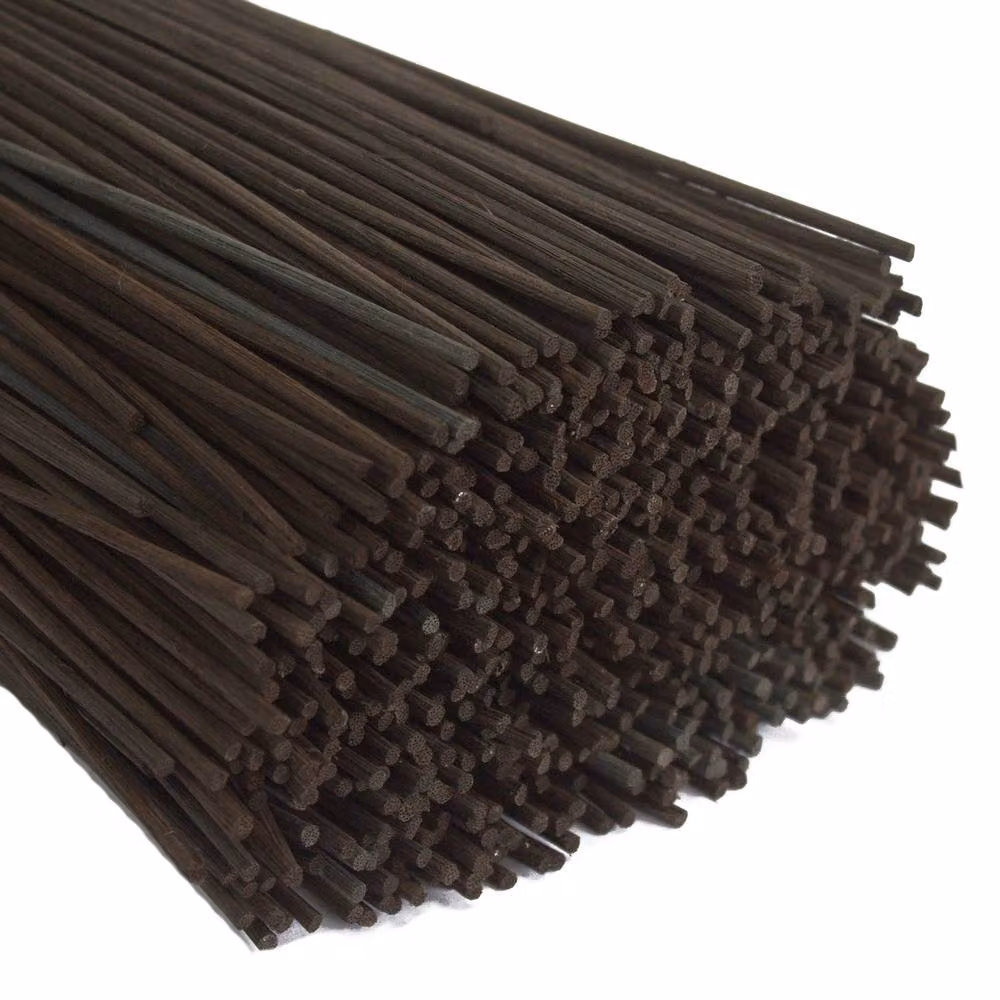 KDMD Black Rattan Reed Diffuser Sticks, 500 g, Length: 25 cm, Diameter: 0.3 cm – 3
