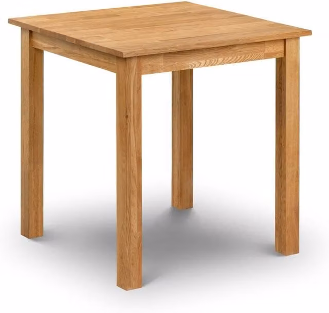 Cheshire Premium Coxmoor Square Oak Dining Table in Brown, W/D/H: 75 x 75 x 75 cm – 1