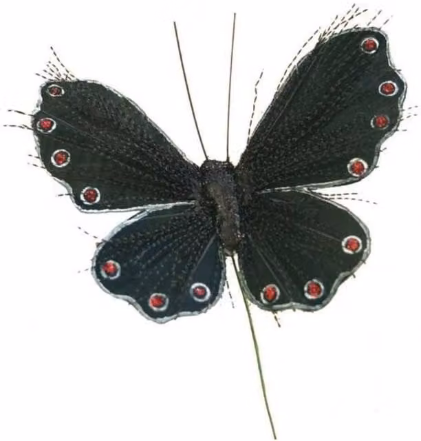KDMD Black Glitter Spray Butterfly Party Decorations