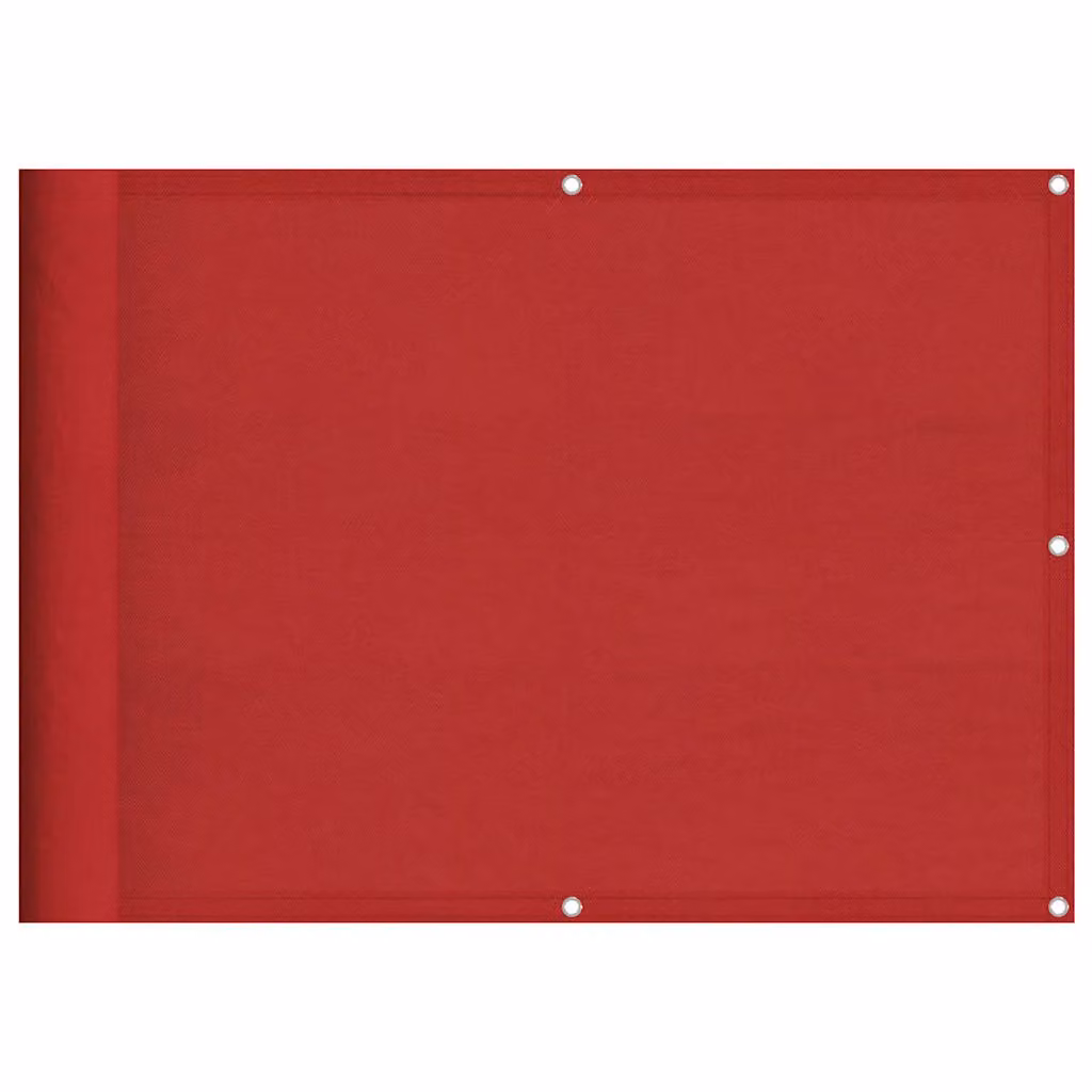 Berkfield Home Red Balcony Screen, 100% Polyester Oxford, W: 75 cm, L: 700 cm – 2