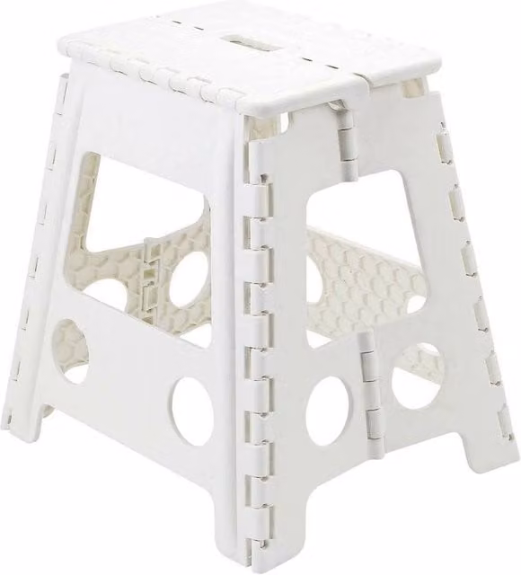 KORVIXA Foldable Multi-Purpose Step Stool in White – 1