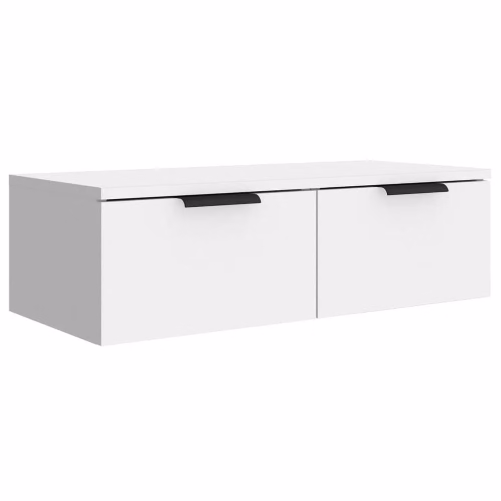Berkfield Home White Wall Mounted Cabinet W/D/H: 68 x 30 x 20 cm – 2