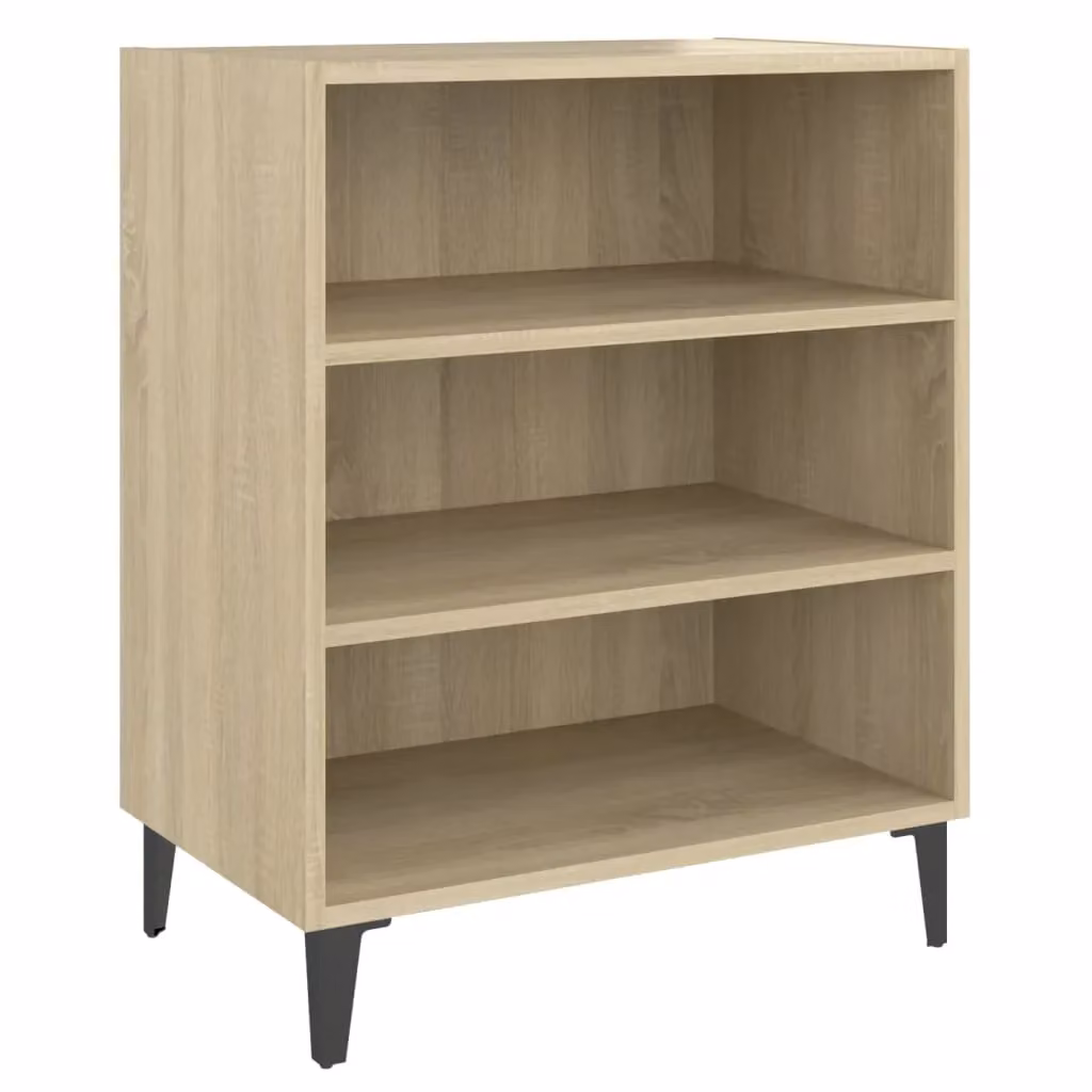 Berkfield Home Sonoma Oak Sideboard in Brown, W/D/H: 57 x 35 x 70 cm – 2