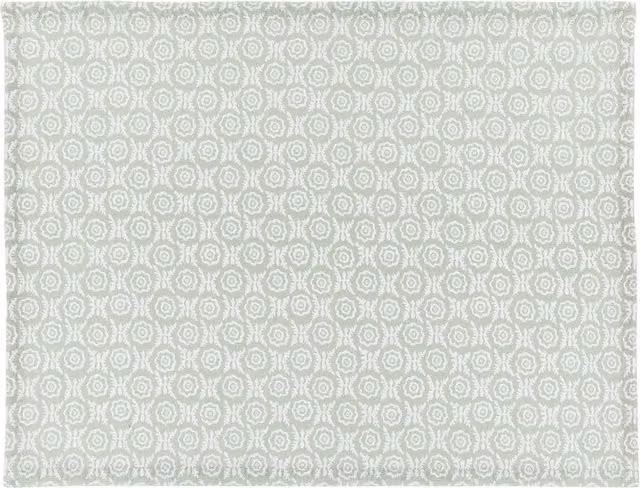 Murmur Thea Floral Cotton Placemat in Mourne Green