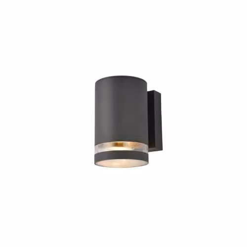 The Lamp Post ZN-29190-ATR Modern Up or Down Outdoor Garden Wall Light in Anthracite Grey