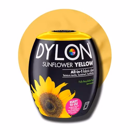 Dylon Fabric Dye Pods for Washing Machines, 350g, Yellow – 8