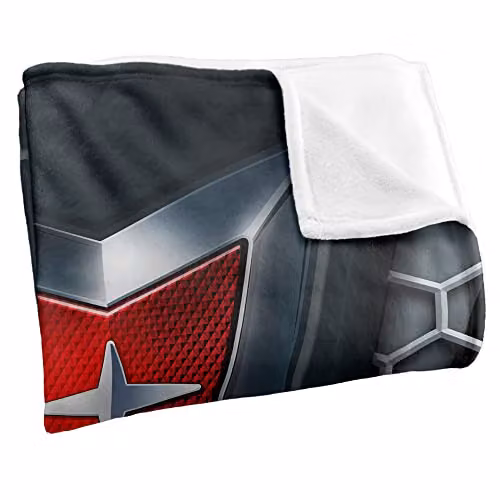 LOGOVISION Pontiac Red Emblem Super Soft Fleece Throw Blanket, White, W/D/H: 152 x 127 cm – 2