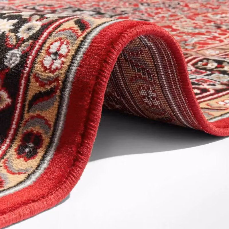 THE RUGS Skazar Isfahan Oriental Rug in Red, Green and Black, W: 200 cm, D: 290 cm – 2