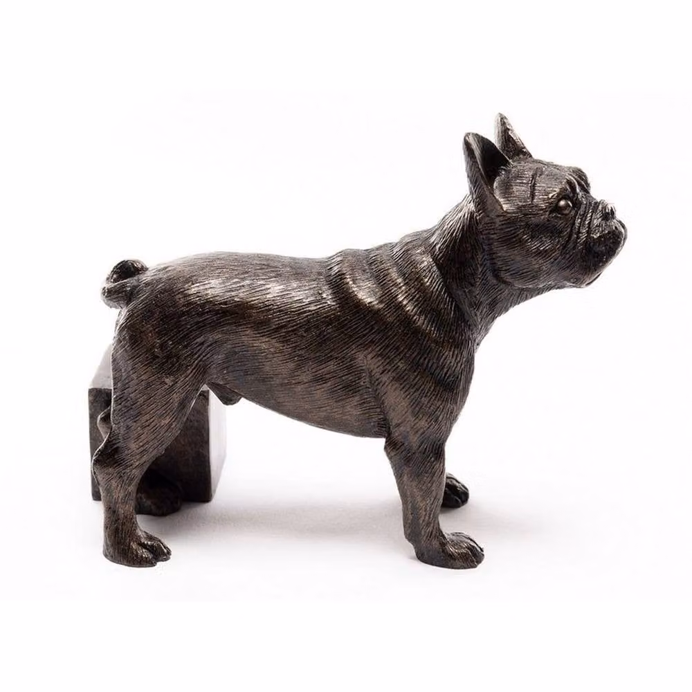 Jardinopia Antique Bronze French Bulldog Planter Feet, Set of 3 – 2