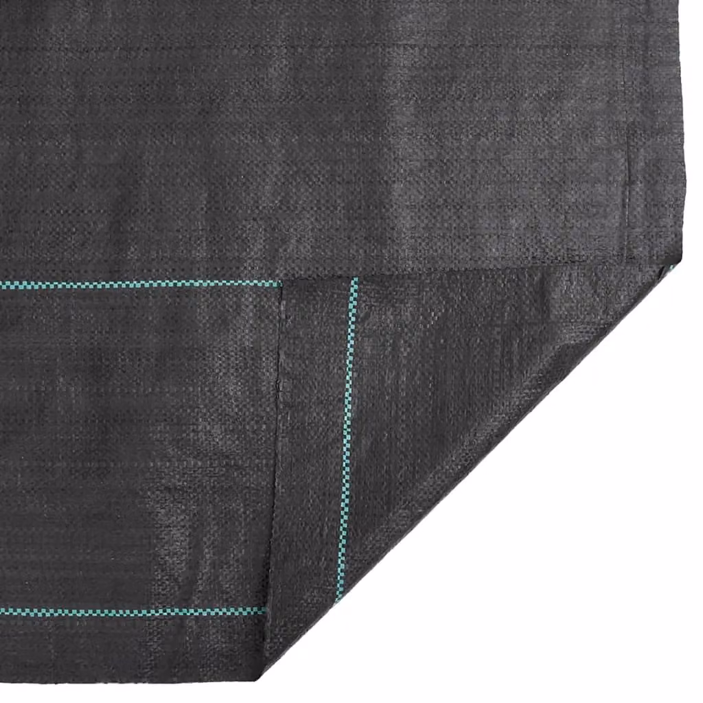 Berkfield Home Black Weed Membrane, W: 1.5 m, L: 100 m – 3