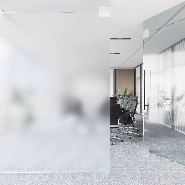 Berkfield Home Static Frosted Window Film, Transparent Grey PVC, W: 60 cm, L: 500 cm