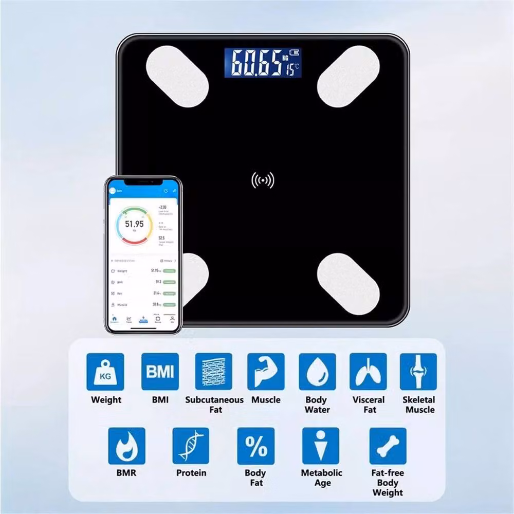 Kelvenix Smart Body Weight Scales in Black – 3