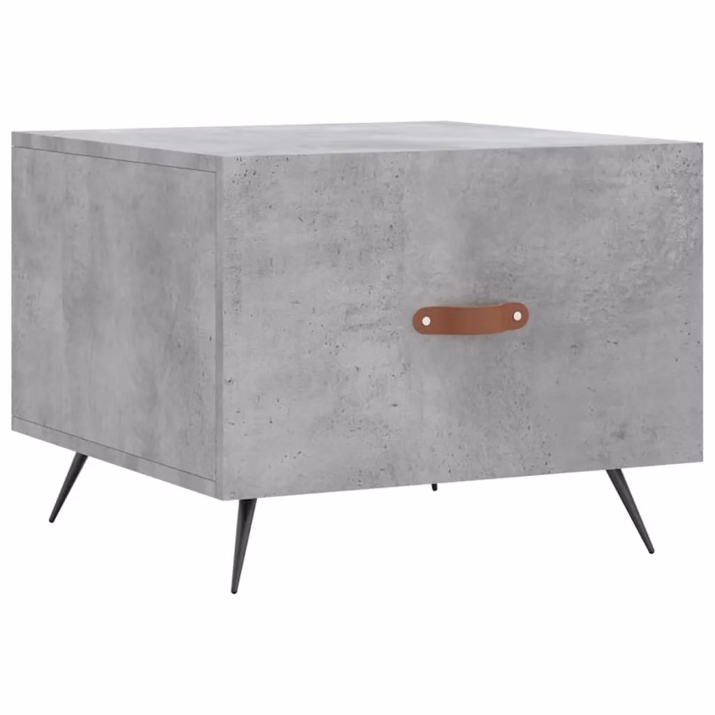 Berkfield Home Concrete Grey Square Coffee Table W/D/H: 50 x 50 x 40 cm – 2