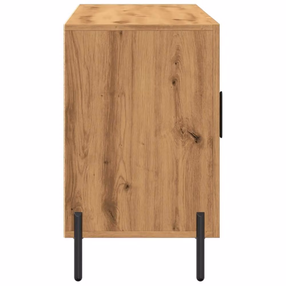Berkfield Home Artisan Oak Sideboard in Brown, W/D/H: 100 x 36 x 60 cm – 3
