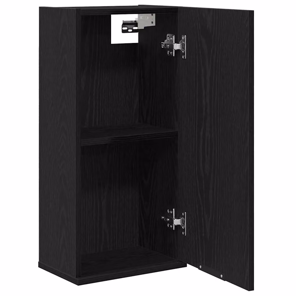 Berkfield Home Wall-mounted Black Oak Cabinet W/D/H: 32 x 20 x 67 cm – 3