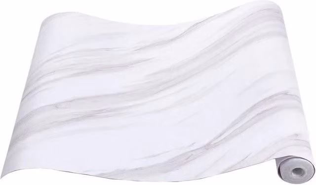 PAWNORA Waterproof Vinyl Flooring in White Marble Effect – 1