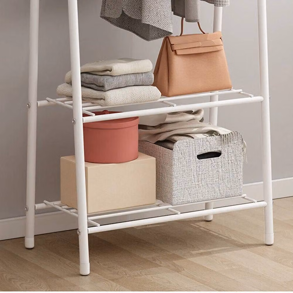 SPETLEK White Metal Rack Garment Display Stand, Width: 50 cm – 3