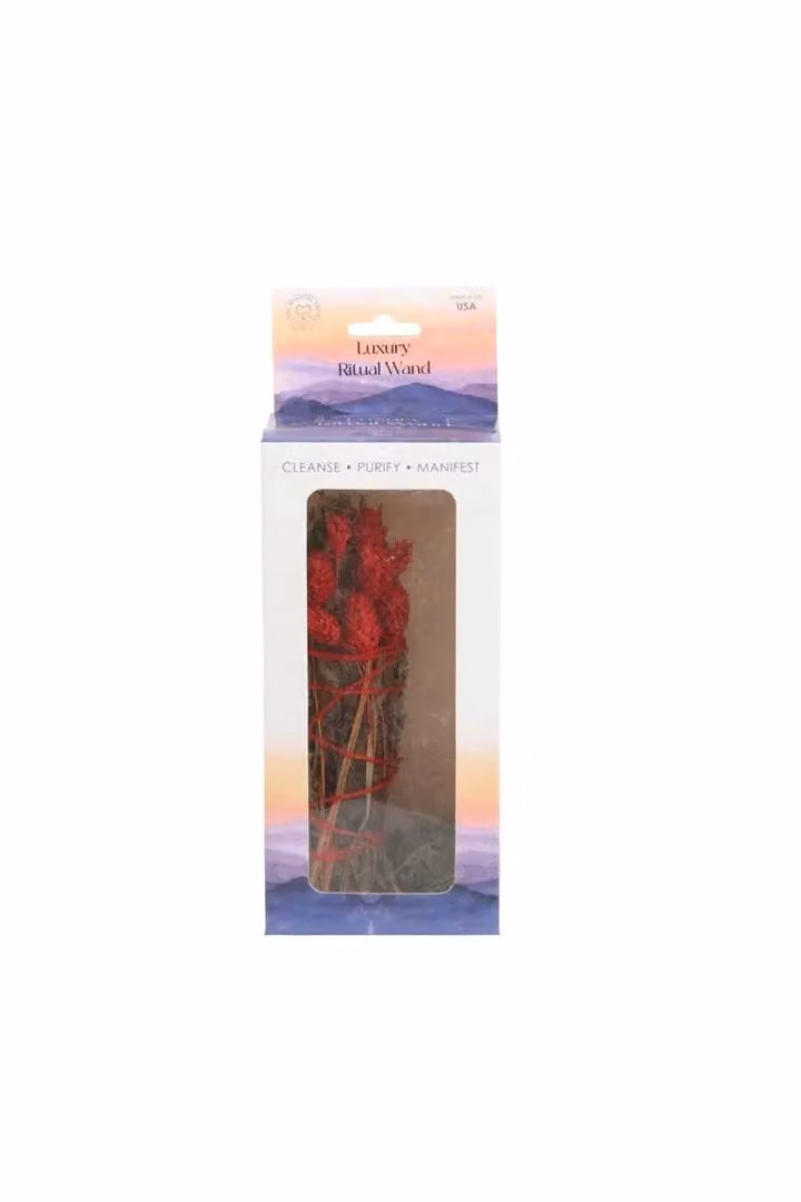 KDMD 6in Green Ritual Wand Smudge Stick with Organic Rosemary and Yerba Santa Sage – 2