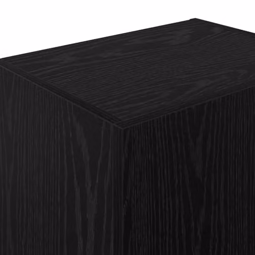 vidaXL Modern Wall-Mounted TV Cabinet in Black, W/D/H: 40.5 x 30 x 102 cm – 5