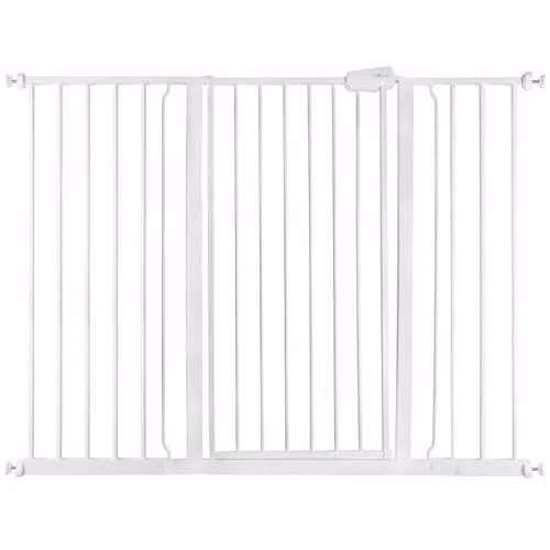Safetots Extra Tall Pressure Fit Pet Gate in White, Height: 104 cm, Width: 126.7 cm - 134.3 cm – 1