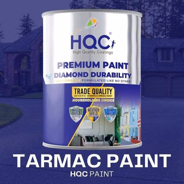 HQC PAINTS Tarmac Reviver and Restorer Paint, Black, 20 l – 1