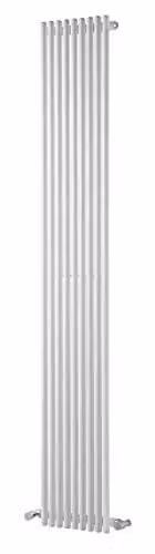 TowelRads Iridio Vertical Designer Radiator, White, H 180 cm x W 50 cm