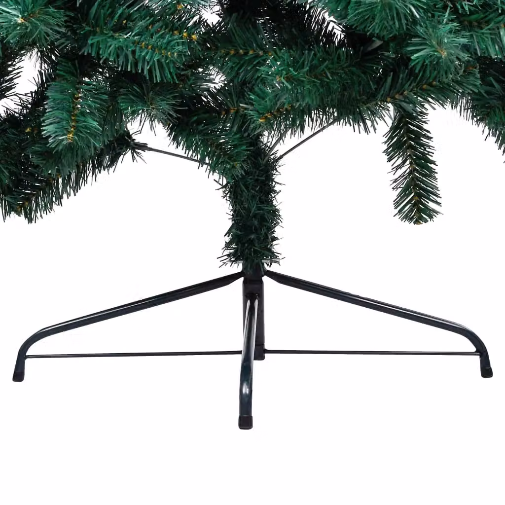 Berkfield Home Artificial Half Pre-lit Christmas Tree with Ball Set, Green, Height: 120 cm – 2
