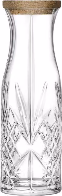 RCR Crystal Melodia Glass Carafe with Stopper, 1 l, Transparent