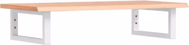 Berkfield Home Wall Mounted Basin Shelf in Brown Oak and Steel