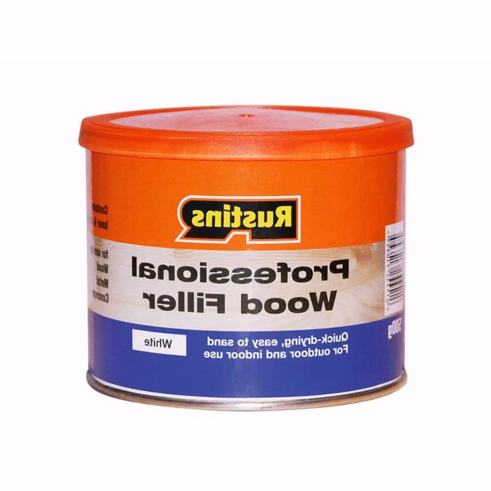 Rustins Professional Wood Filler, White, 250 g – 2