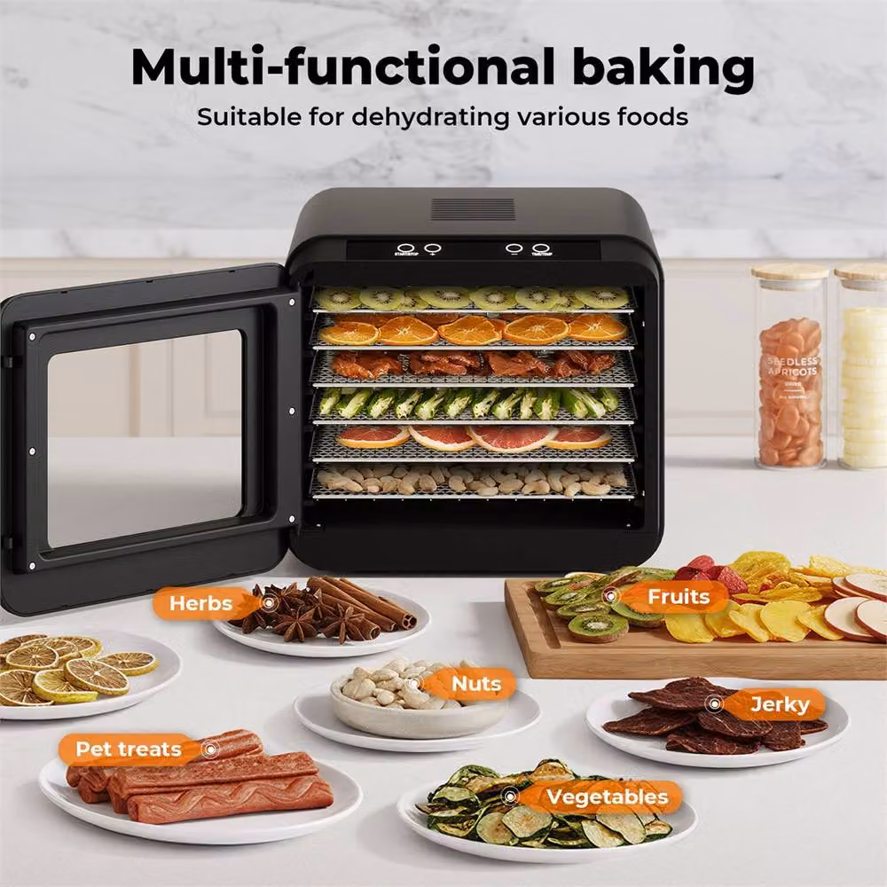 Nordara FrozenPro Electric Food Dehydrator for Fruit and Meat Jerky in Black – 4