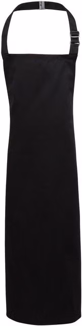 Premier Plain Cotton Childrens Apron - Black