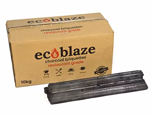 Ecoblaze Restaurant Grade Wood Charcoal Briquettes, 20kg