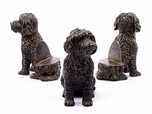 Jardinopia Cockapoo Animal Plant Pot Feet, Set of 3, Bronze, W: 8 cm, D: 5.5 cm, H: 10 cm – 4
