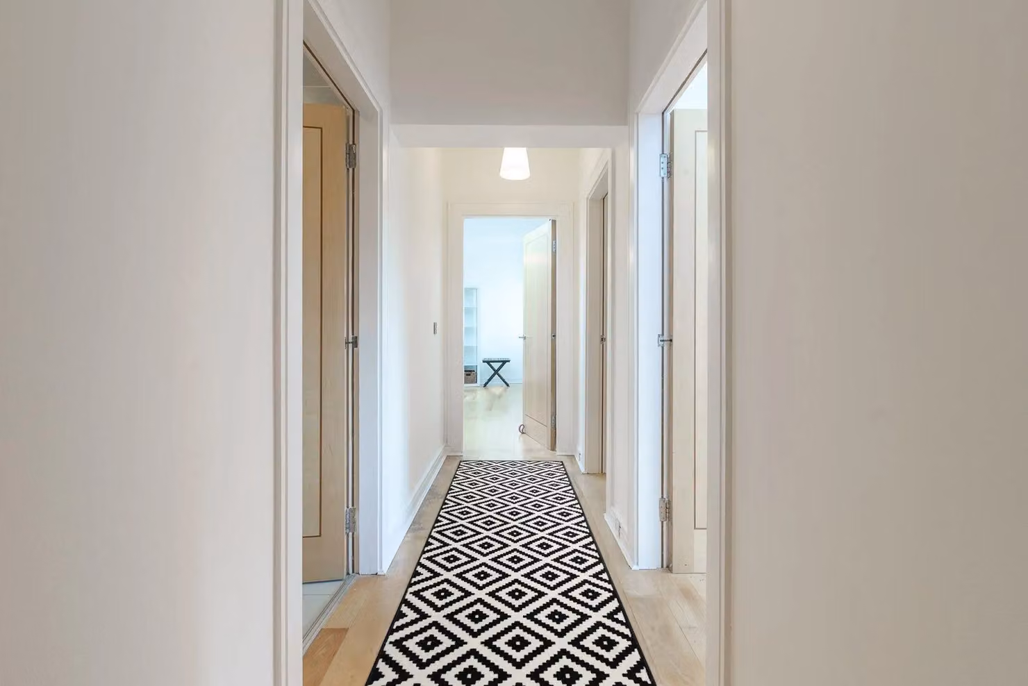 RugsX Bcf Morad Runner in Black, W: 120 cm, L: 220 cm – 4