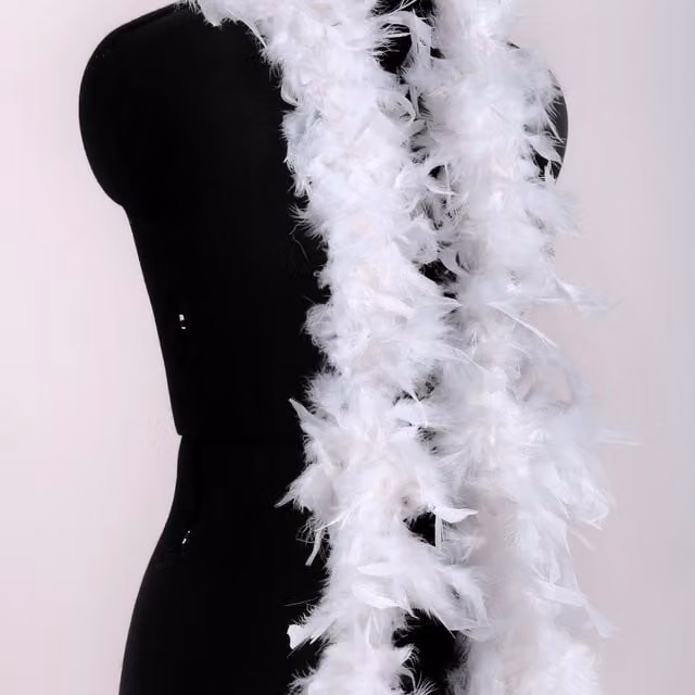 Trimits Marabou Feather Boa in White