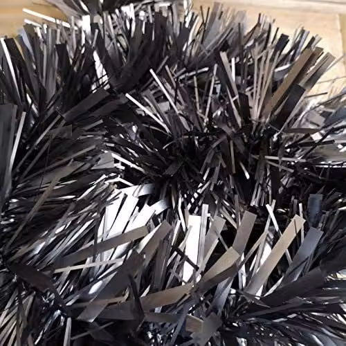 Festive Productions Christmas Tinsel Garland in Grey, W/H: 15 x 15 cm – 2