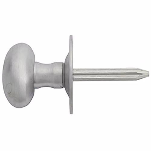 Loops Oval Rack Bolt Thumbturn Lock with Steel Spline Spindle and 36mm Rose in Satin Chrome Silver