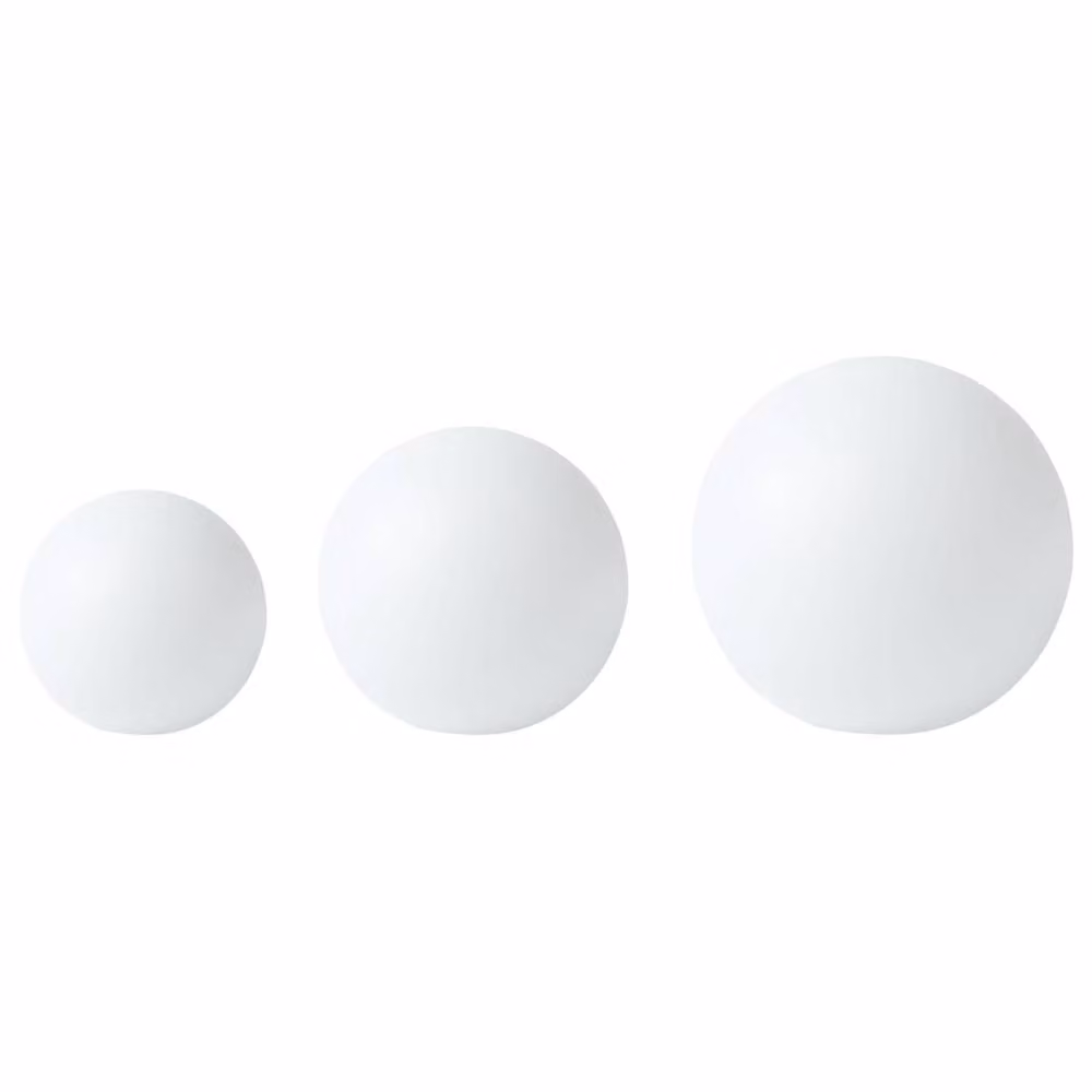 Wyld and Coco Set of 3 White Solar LED Outdoor Sphere Ball Lamps with Dusk Sensor and IP67 Waterproof Rating – 2
