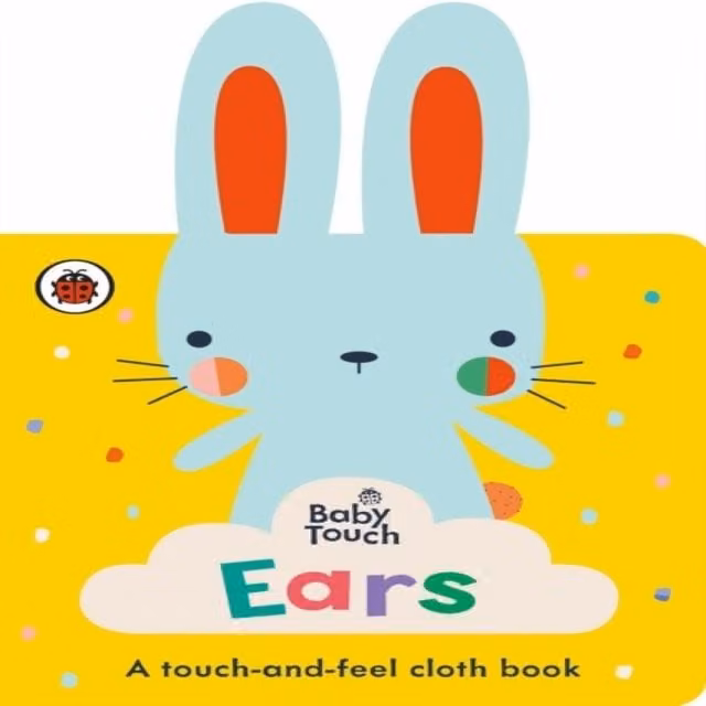 Ladybird Baby Touch Ears Multicolour Cloth Rag Book