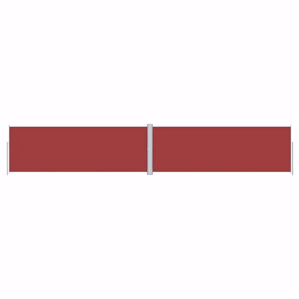 Berkfield Home Red Retractable Polyester Roller Side Awning W/H: 1000 x 180 cm – 2