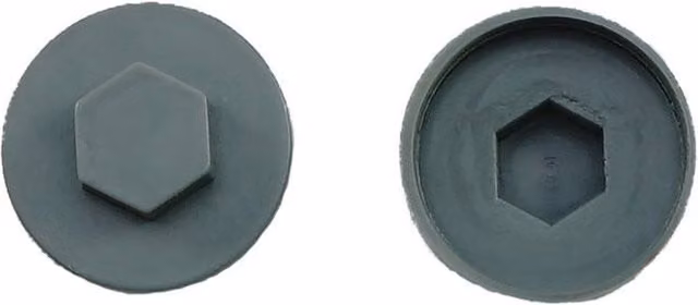 JCP Construction Products Merlin Grey Cover Caps 19mm, Box of 1000