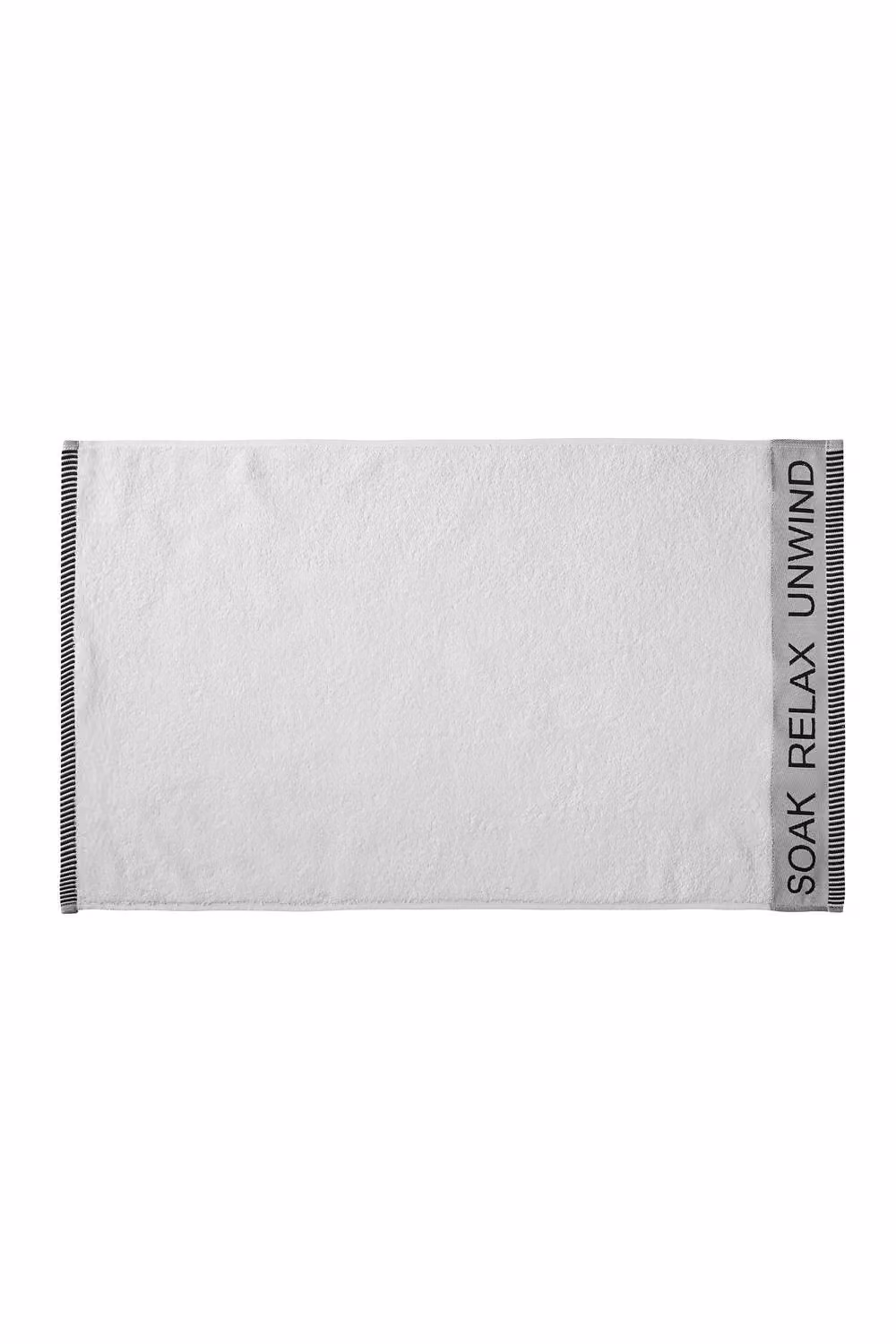 Catherine Lansfield White Cotton Terry Bath Towel W: 70 cm, H: 120 cm – 2