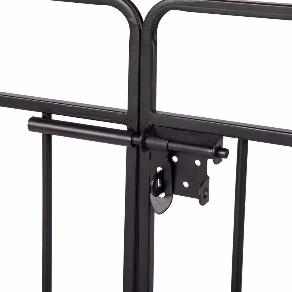 Kelvenix Black Metal Garden Arch Trellis Arbor Support – 2