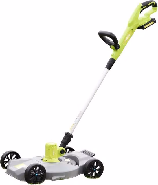 Garden Gear 20v Cordless 3-in-1 Lawn Mower, Grass Trimmer and Edger with Rechargeable Battery in Grey and Multicolour