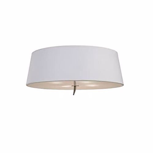 Mantra Iluminación Ninette Modern Ceiling Light in Gold and White with Brass Finish and E27 Socket – 1