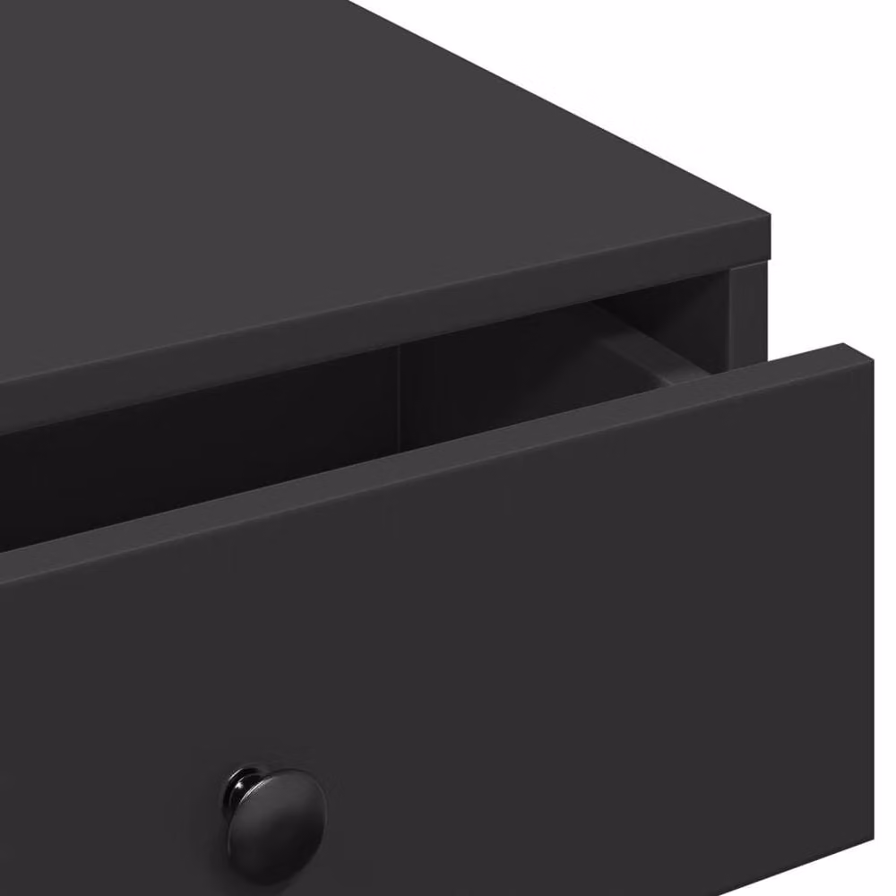 Berkfield Home Black Square Coffee Table, W/D/H: 90 x 90 x 28 cm – 4